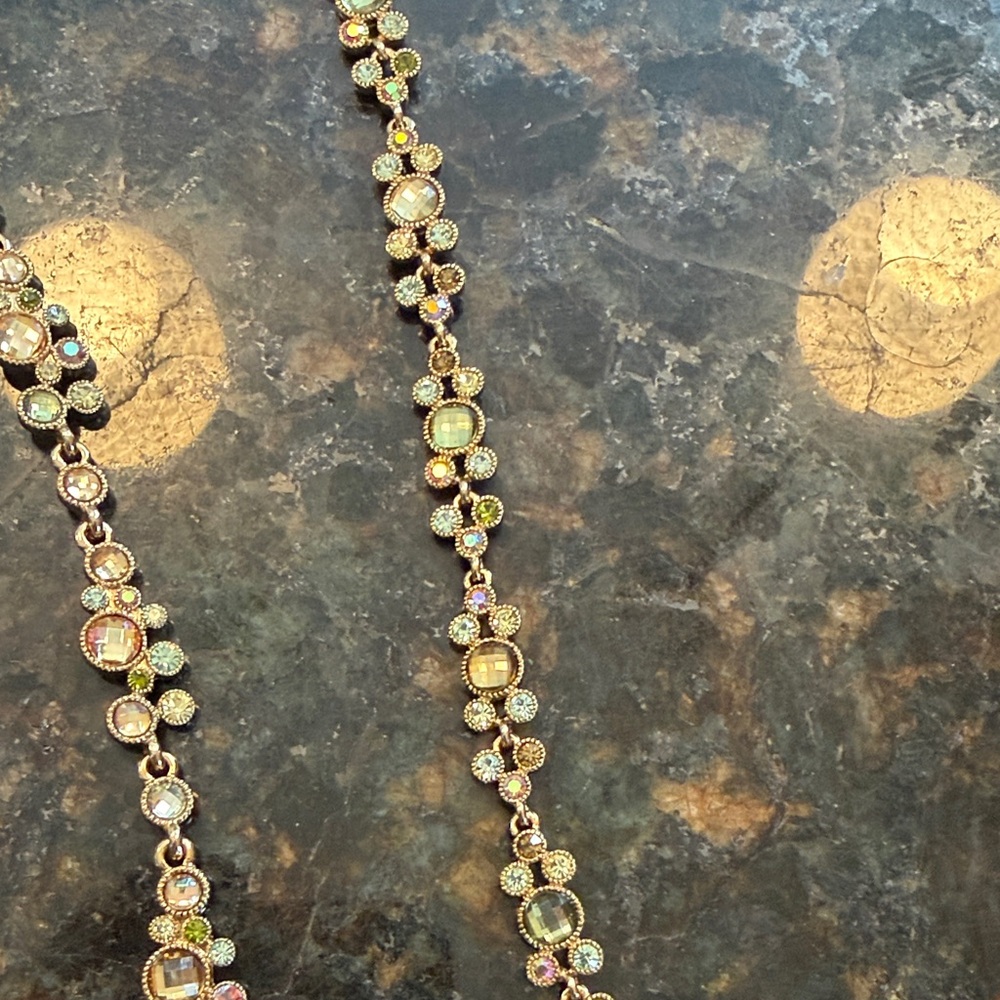NWT Charter Club Gold and Silver Floral Necklace Set - Picture 5 of 5